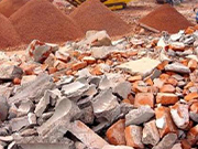 建筑垃圾中的紅磚瓦塊 建筑垃圾分選生產(chǎn)線(xiàn)