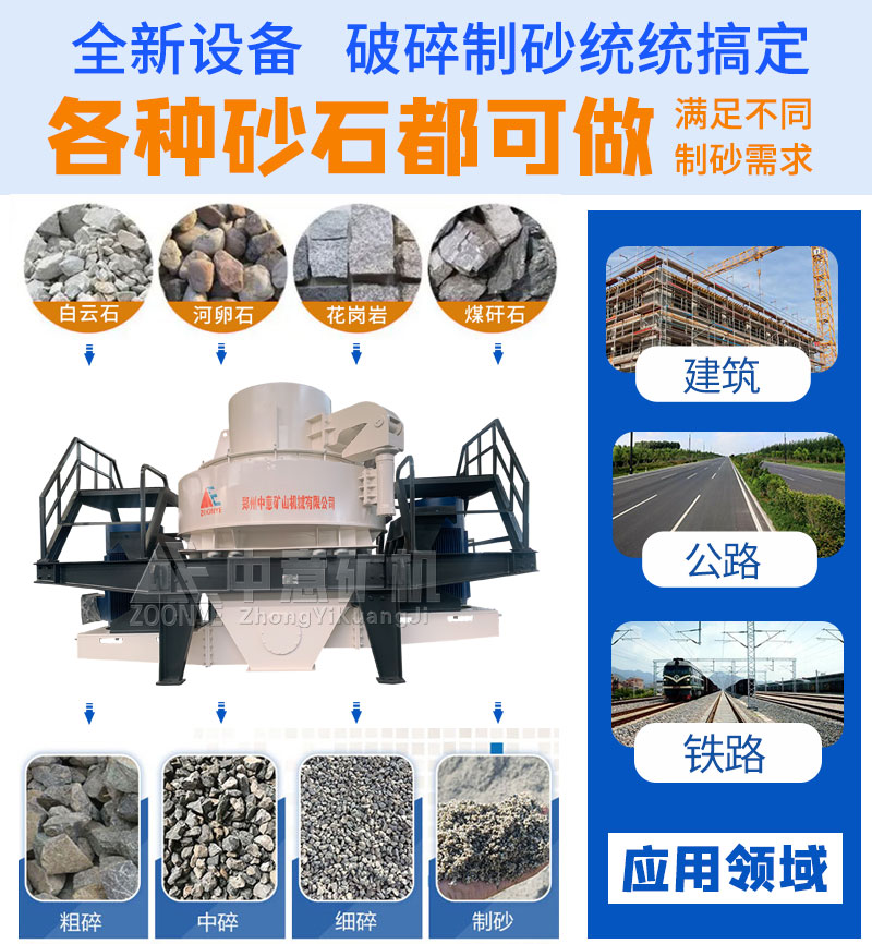 中意制砂機(jī)制砂效果
