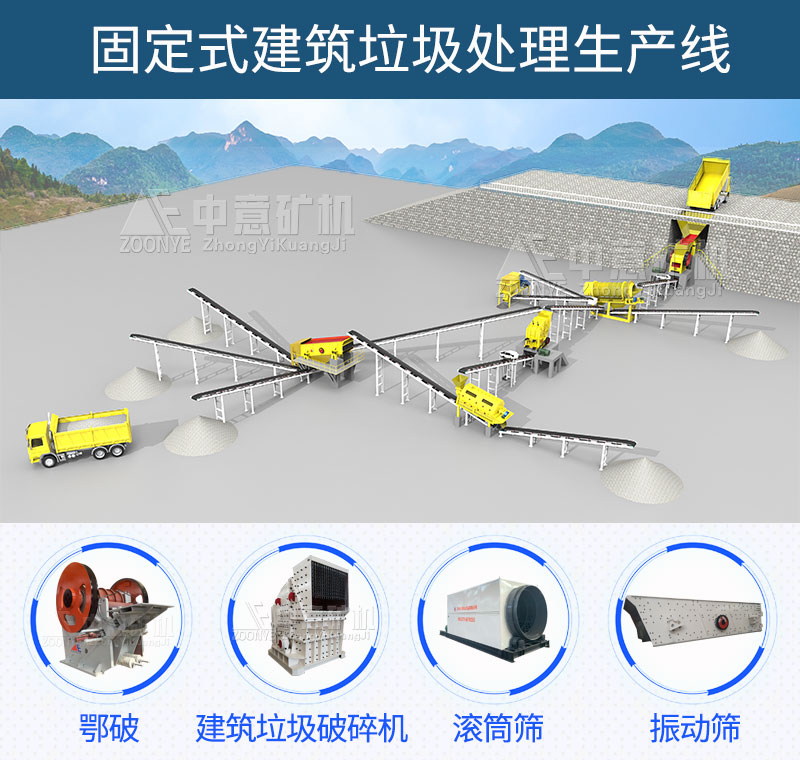 固定式建筑垃圾處理設備