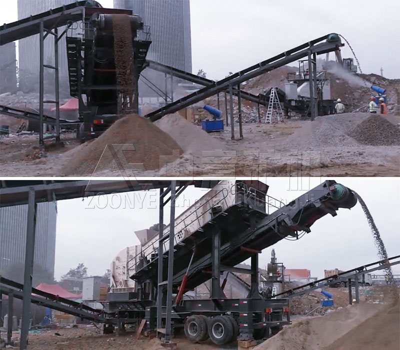 建筑垃圾處理現(xiàn)場(chǎng)