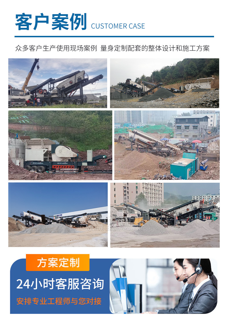 中意礦機(jī)移動(dòng)破碎機(jī)客戶案例