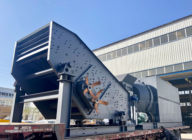 裝修垃圾分揀設(shè)備發(fā)貨現(xiàn)場