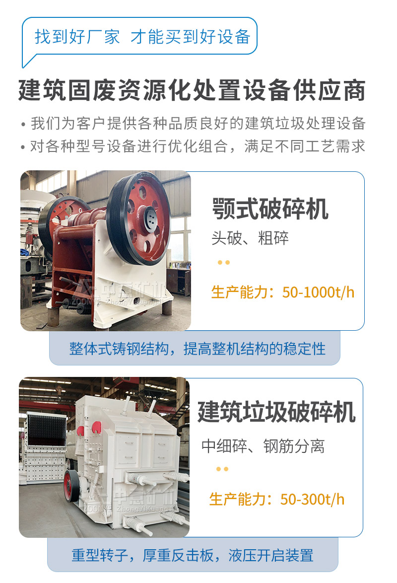 建筑垃圾處理生產(chǎn)線設(shè)備