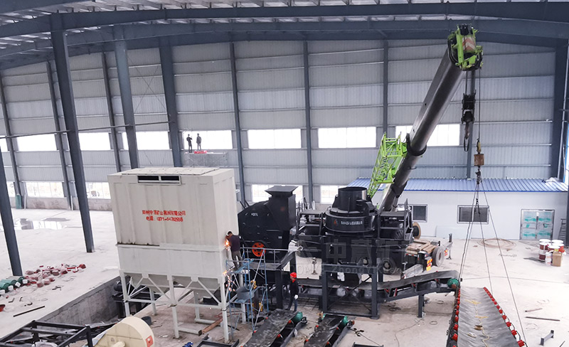 中碎制砂搭檔：歐版反擊式破碎機+VSI制砂機
