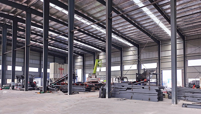 湖北砂石料設(shè)備安裝現(xiàn)場