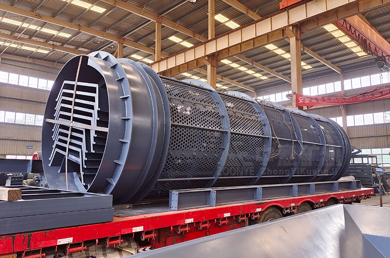 滾筒分選設(shè)備已順利裝車