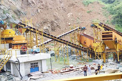 江西日產(chǎn)1000噸的石料生產(chǎn)線使用現(xiàn)場