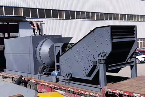 中意裝修垃圾分揀機(jī)棒條篩滾筒篩發(fā)貨現(xiàn)場