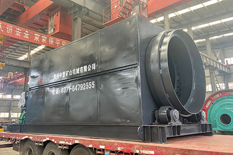 新款建筑垃圾篩分設(shè)備滾筒篩發(fā)往江蘇徐州