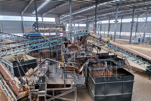 福建和境年處置100萬方裝修垃圾處理生產(chǎn)線