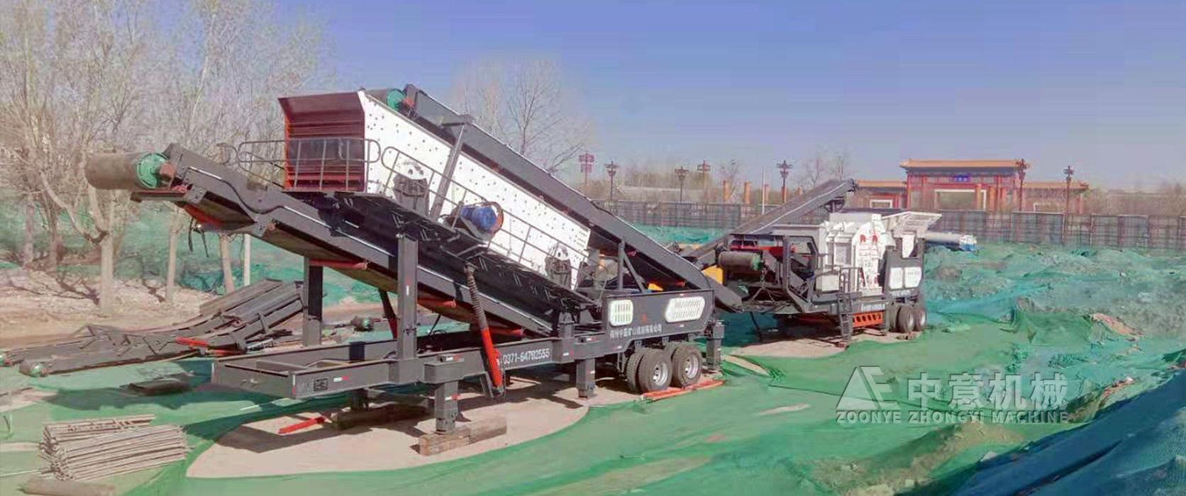 河北日產(chǎn)2000噸移動式渣土粉碎機投產(chǎn) 建筑垃圾現(xiàn)場變廢為寶