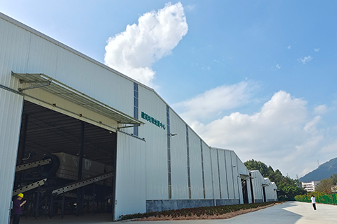 廣東江門時處理300噸裝修垃圾分選生產(chǎn)線，即將投產(chǎn)