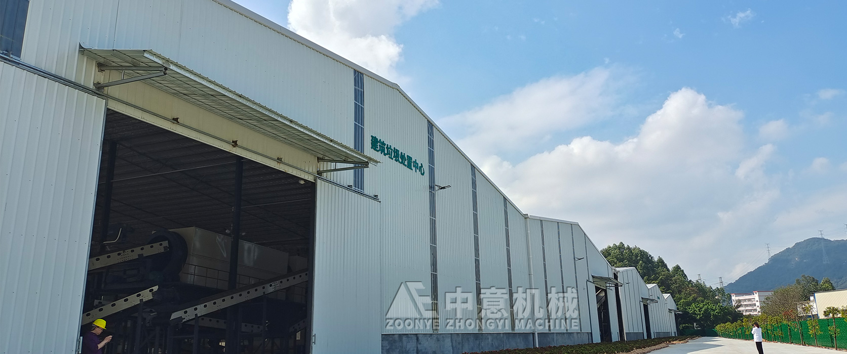 廣東江門時處理300噸裝修垃圾分選生產(chǎn)線，即將投產(chǎn)