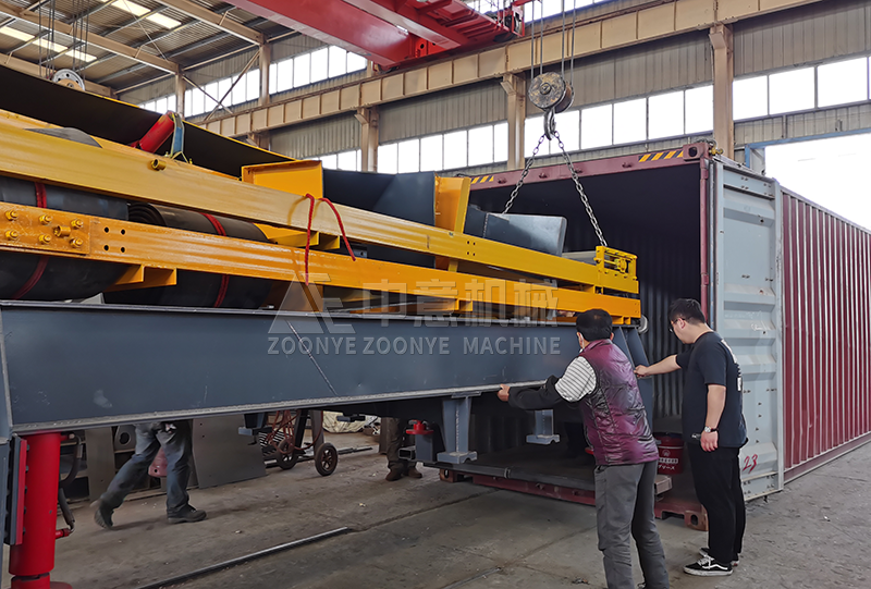 移動(dòng)式鵝卵石生產(chǎn)線車(chē)架