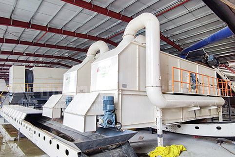 浙江溫州裝修垃圾資源回收循環(huán)利用項目，正在投產(chǎn)中