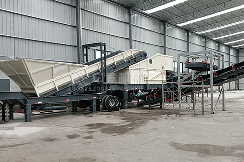 現(xiàn)場直擊！ 浙江溫州時處理50方移動彈跳篩順利投產(chǎn)