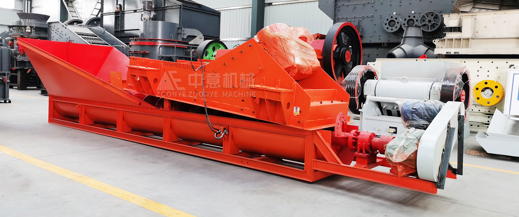 尼日利亞客戶(hù)定制的中意中國(guó)紅砂石設(shè)備正在發(fā)貨