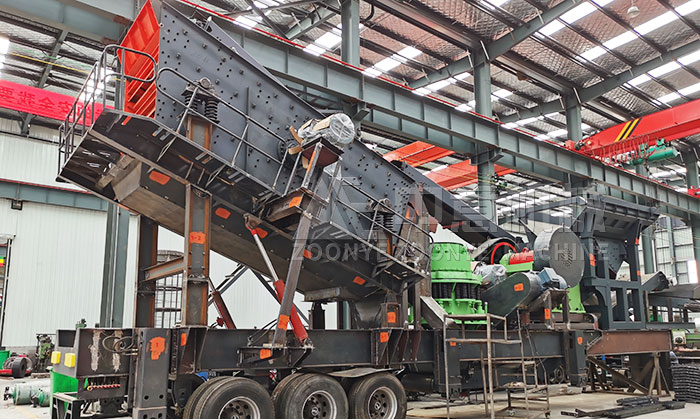 輪胎式移動破碎站正處于生產(chǎn)加工階段，即將開拓菲律賓市場