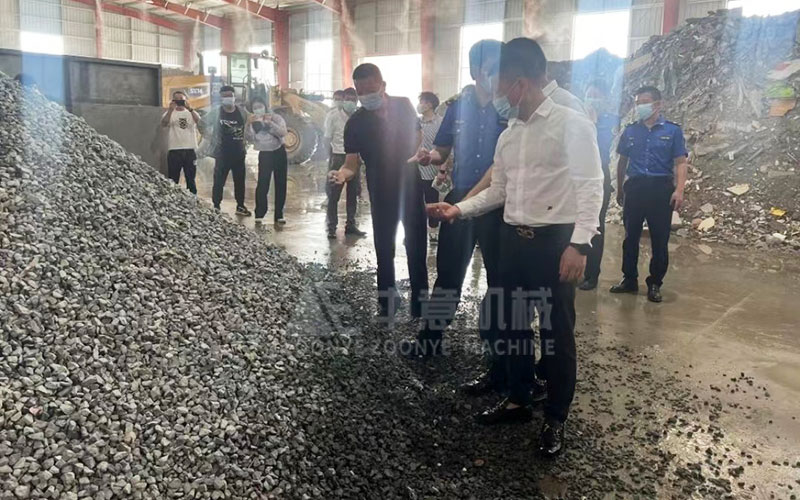 分揀、破碎的建筑骨料