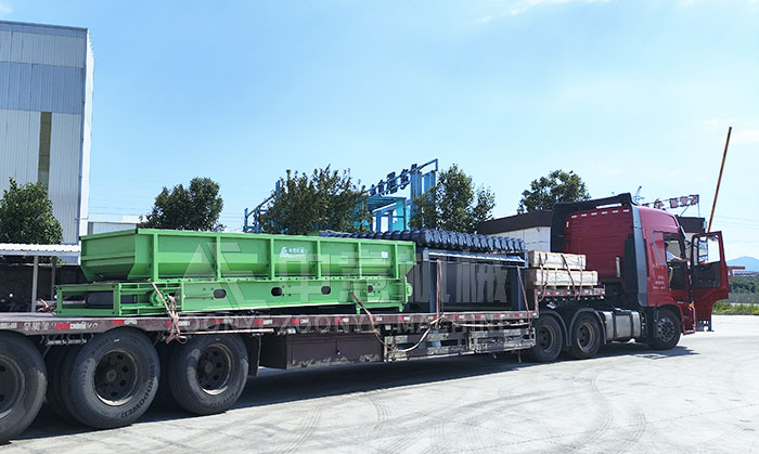 工廠直發(fā) 服務(wù)無(wú)界丨四川客戶訂購(gòu)的裝修垃圾處理設(shè)備發(fā)貨！