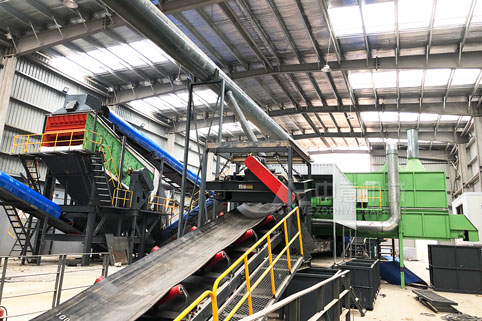 山西晉中建筑垃圾處理項(xiàng)目現(xiàn)場安裝完成