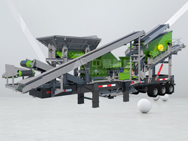 移動鄂破+圓錐破破碎篩分一體機(jī)